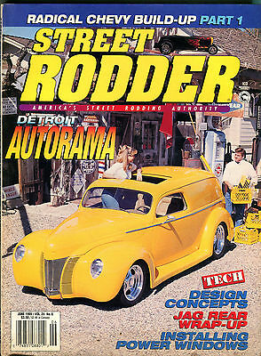 Street Rodder Magazine June 1995 Detroit Autorama EX 021916jhe