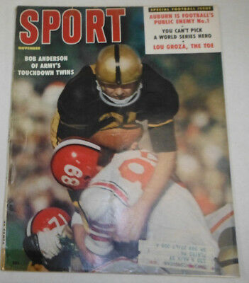 Sport Magazine Bob Anderson & Lou Groza November 1958 072814R