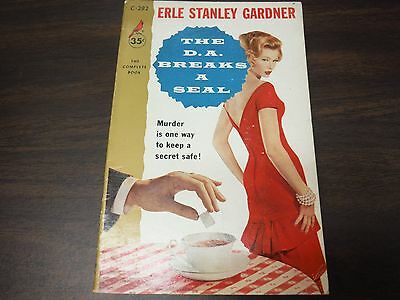 The D.A. Breaks a Seal Erle Stanley Gardner Pocket 4th Print 1960 100915ame
