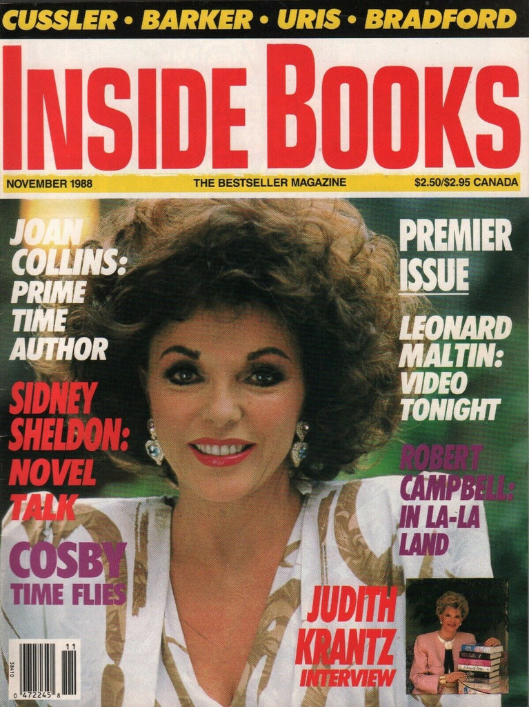 Inside Books November 1988 1st Issue Joan Collins Bill Cosby 082520AME