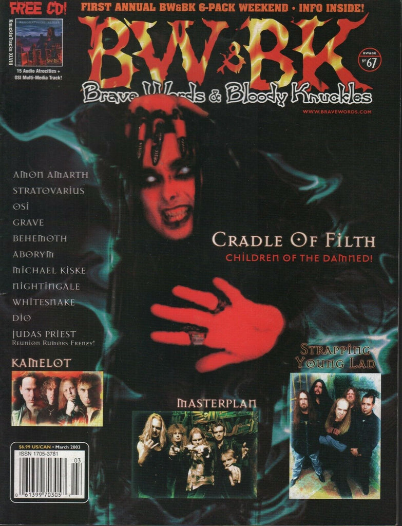 Brave Words Bloody Knuckles March 2003 Cardle of Faith Masterplan 021819AME