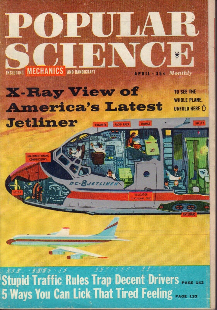 Popular Science Magazine April 1959 America's Latest Jetliner VG 081817nonjhe