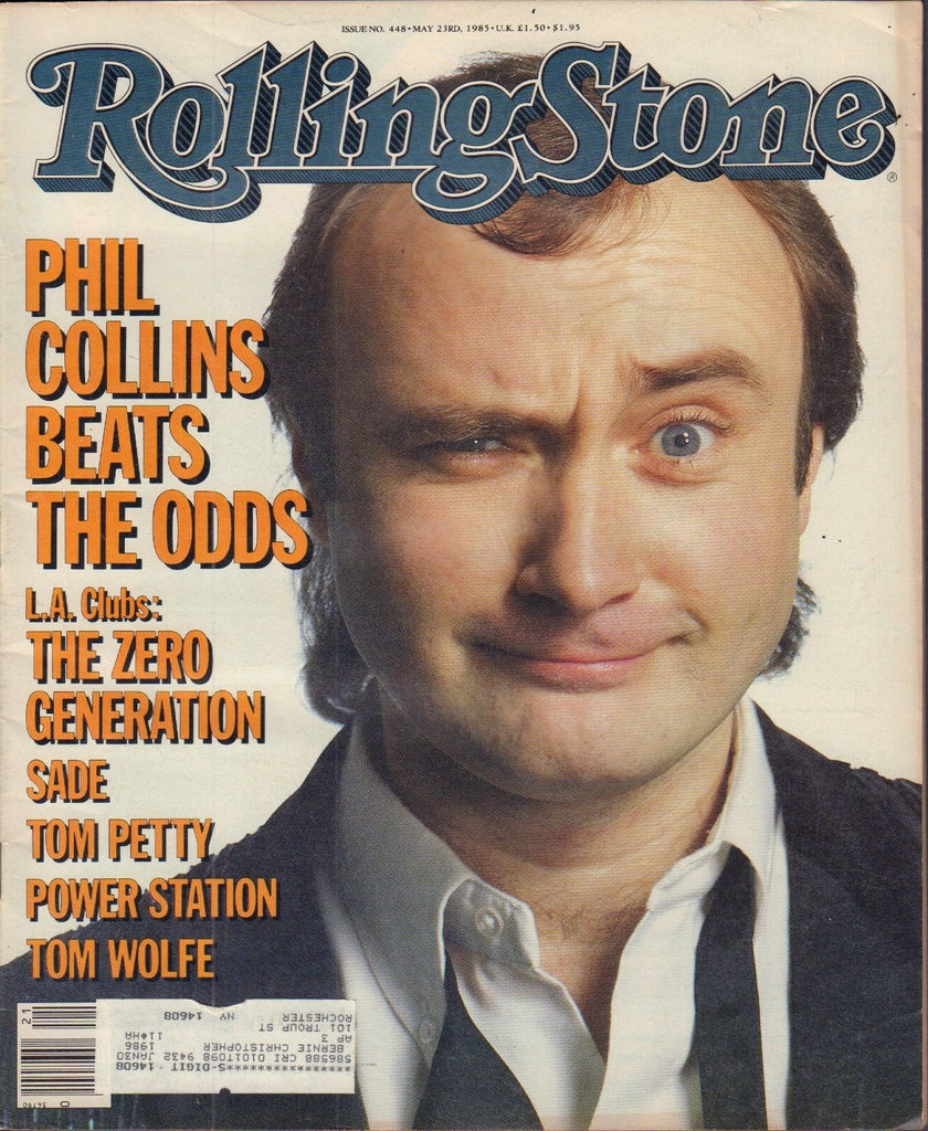 Rolling Stone May 23 1985 Phil Collins, Tom Petty, Sade w/ML 122116DBE