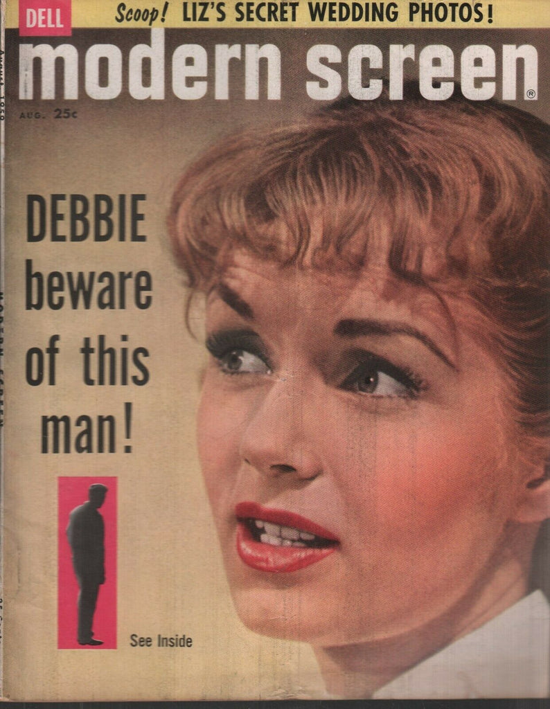 Modern Screen August 1959 Debbie Reynolds Elizabeth Taylor 110119AME