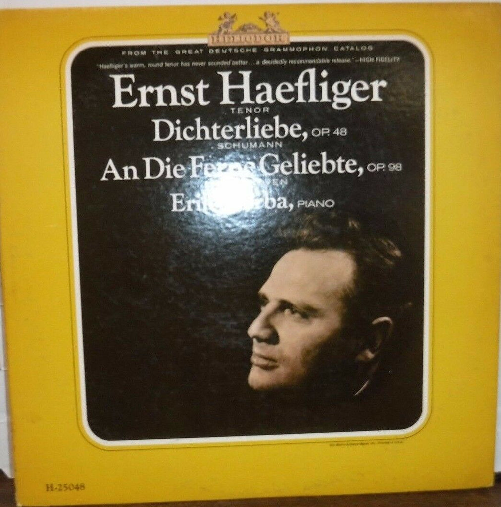 Ernst Haefliger Dichterliebe An Die Ferne Geliebte Erik Werba piano 022017RECLLE