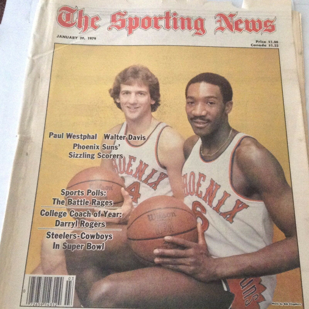 The Sporting News Magazine Paul Westphal , Davis January 20, 1979 062117nonrh