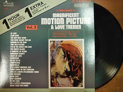 33 RPM Vinyl Magnificent Motion Pic & Love Themes Time Records S304 Ste 031915SM