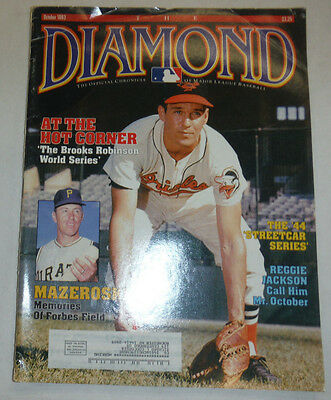 Diamond Baseball Magazine Mazeroski & Reggie Jackson October 1993 021015R