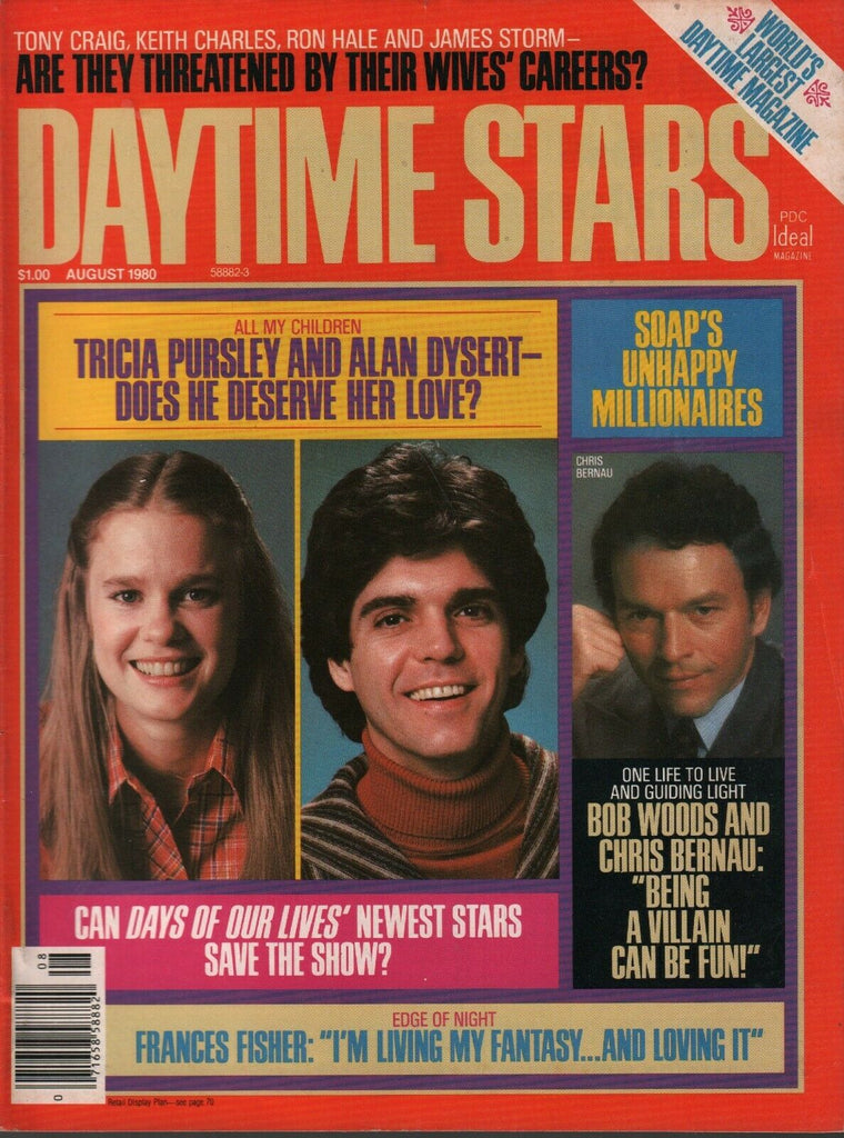 Daytime Stars August 1980 Tricia Pursley Alan Dysert Chris Bernau 082420AME