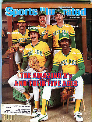 Sports Illustrated Magazine April 27 1981 The Amazing A's EX 022616jhe