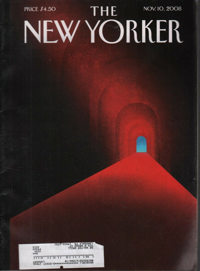 The New Yorker November 10 2008 A Very Long Tunnel by Brian Stauffer 121819AME