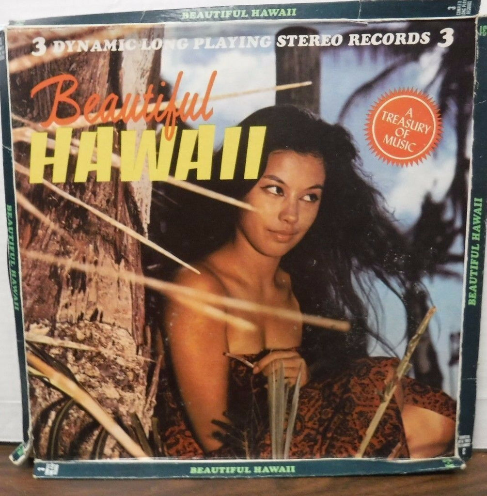 Beautiful Hawaii 3 record set boxed set 33RPM S-157 123116LLE