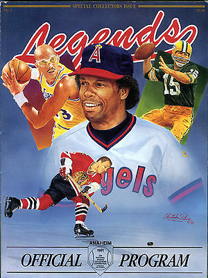 Legends Sports Memorabilia Magazine Anaheim 1991 Program EX 040816jhe