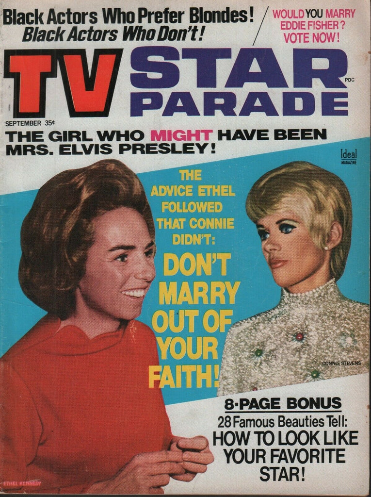 TV Star Parade September 1969 Ethel Kennedy Elvis Presley 062519AME
