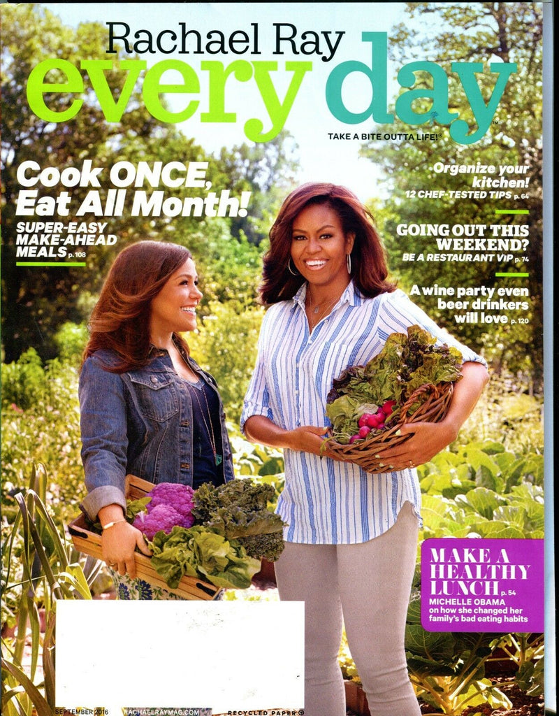 Rachael Ray Every Day Magazine September 2016 Michelle Obama EX 082716jhe