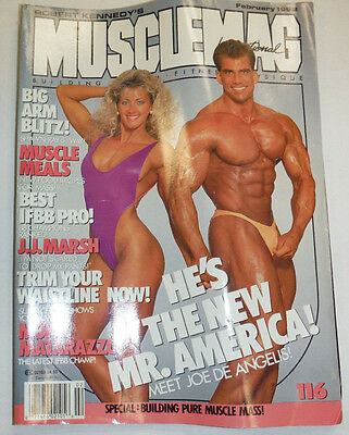 Musclemag Magazine Joe De Angelis February 1992 112114R1