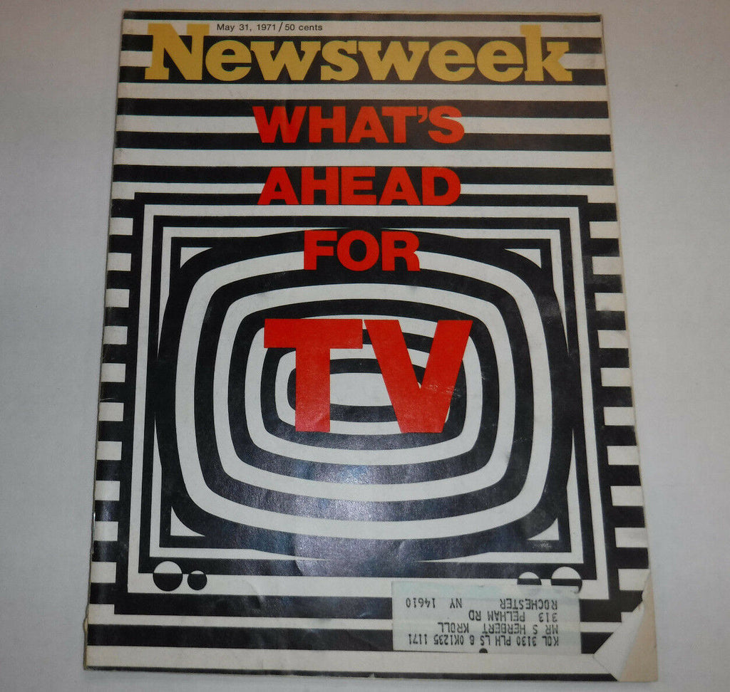 Newsweek Magazine What's Ahead For TV May 31, 1971 101916R
