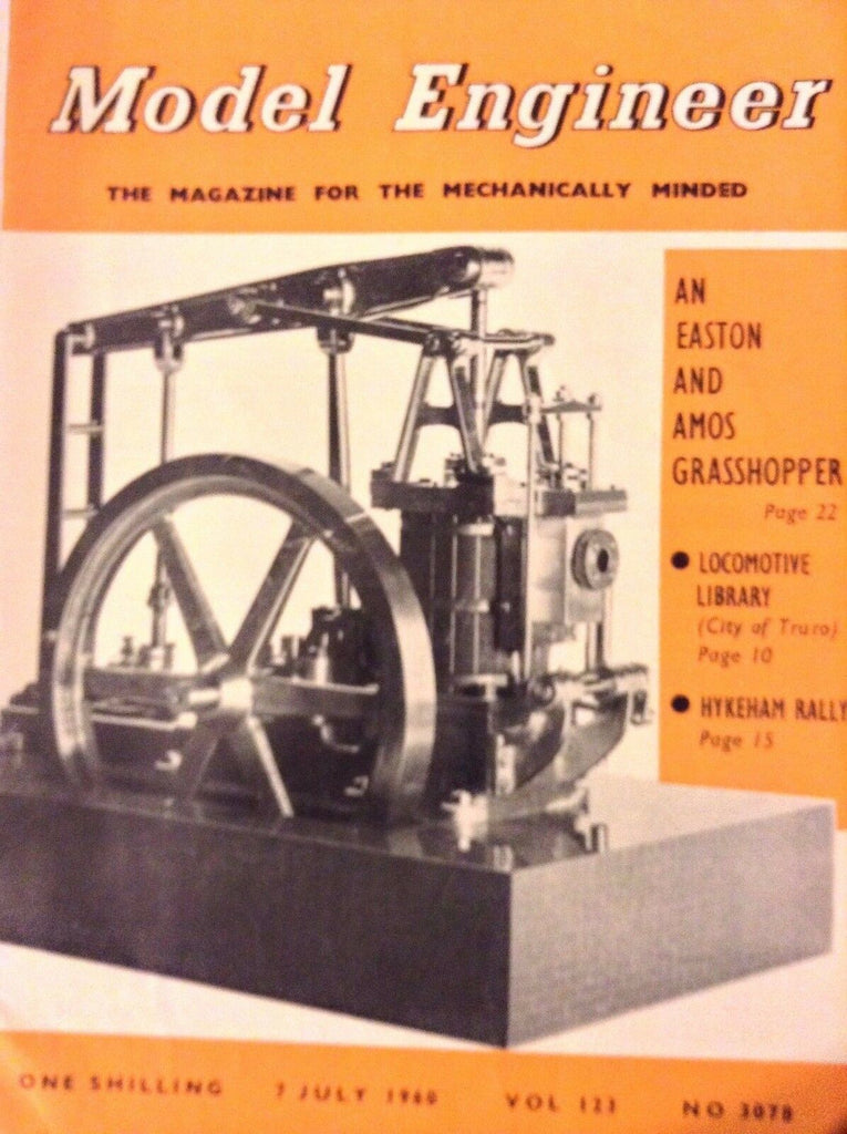 Model Engineer Magazine Easton And Amos Grasshopper July 7, 1960 090217nonrh
