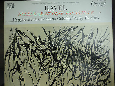 BOLERO – RAPSODIE ESPAGNOLE RAVEL/PIERRE DERVAUX 33RPM EX 112315 TLJ
