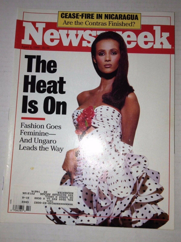 Newsweek Magazine The Heat Is On Ungaro Leads April 4, 1988 101216R2