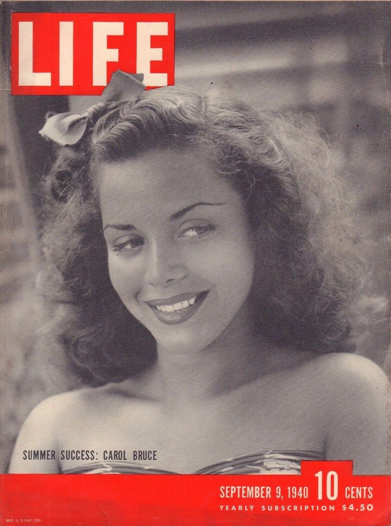 Life September 6 1940 Carol Bruce Summer Success VG 100416DBE