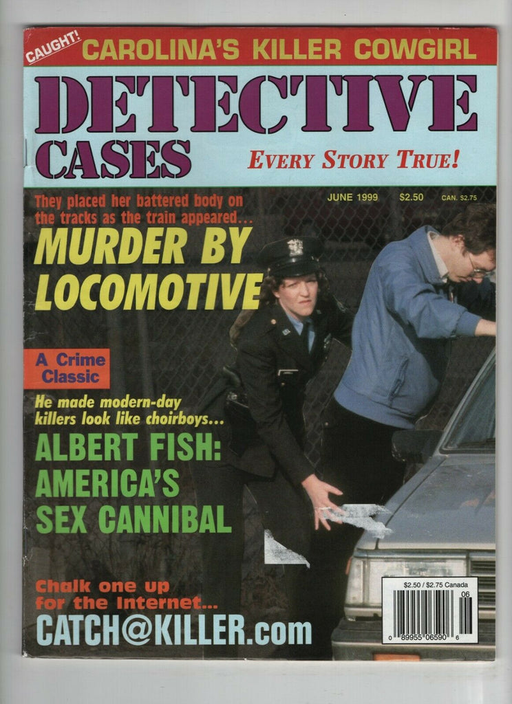 Detective Cases Mag Murder By Locomotive June 1999 051120nonrh