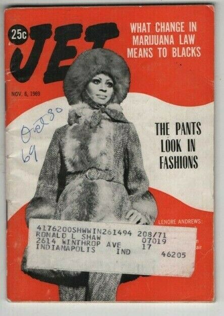 Jet Magazine Lenore Andrews November 6, 1969 070720nonr