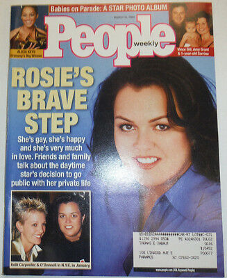 People Magazine Rosie O' Donnell & Alicia Keys March 2002 WITH ML 030715R