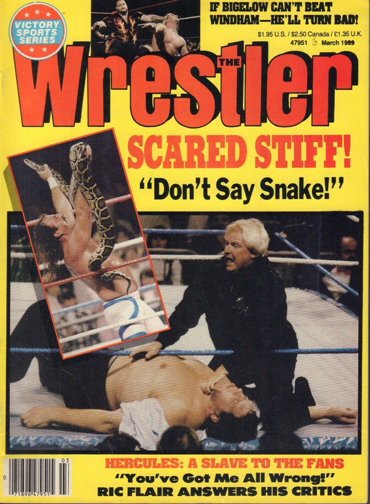 The Wrestler March 1989 Jake Roberts, Andre The Giant 081117nonDBE