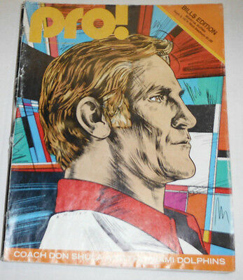 Pro! Magazine Bills Edition Don Shula Miami Dolphins September 2, 1979 101714R2