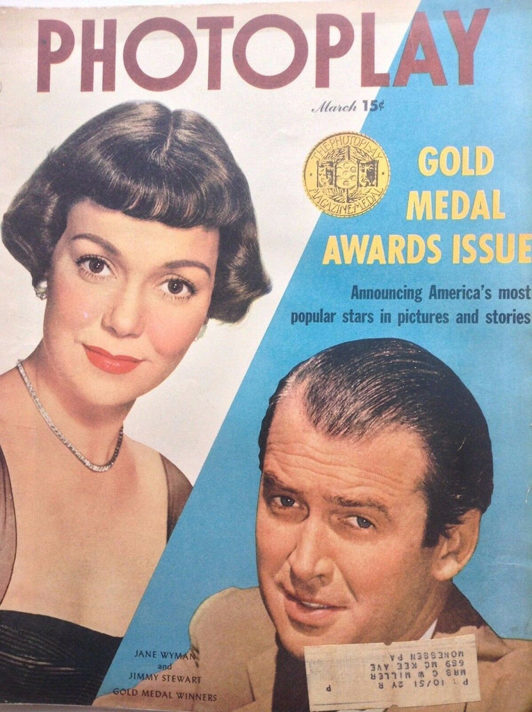 Photoplay Magazine Jane Wyman Jimmy Stewart March 1950 092617nonrh