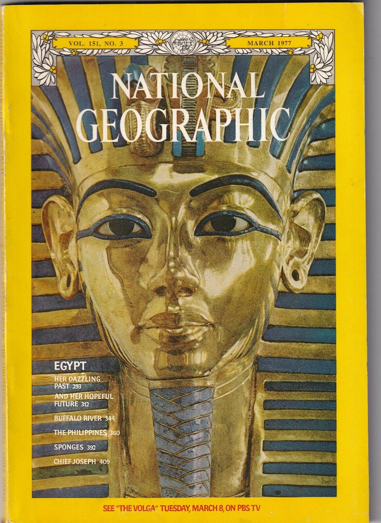 National Geographic Mag Egypt Dazzling Past March 1977 092519nonr