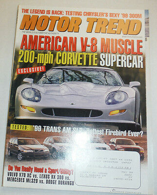 Motor Trend Magazine American V-8 Muscle June 1998 012115R