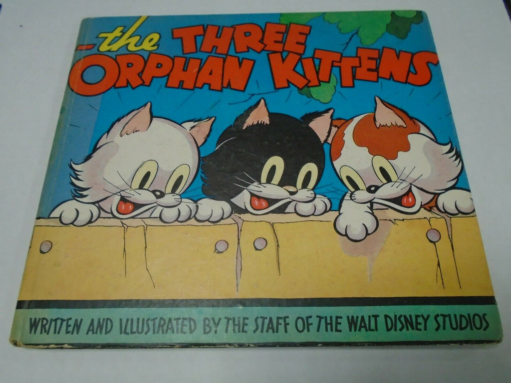 The Three Orphan Kittens Walt Disney Studios 1930s Hardcover 112619AME