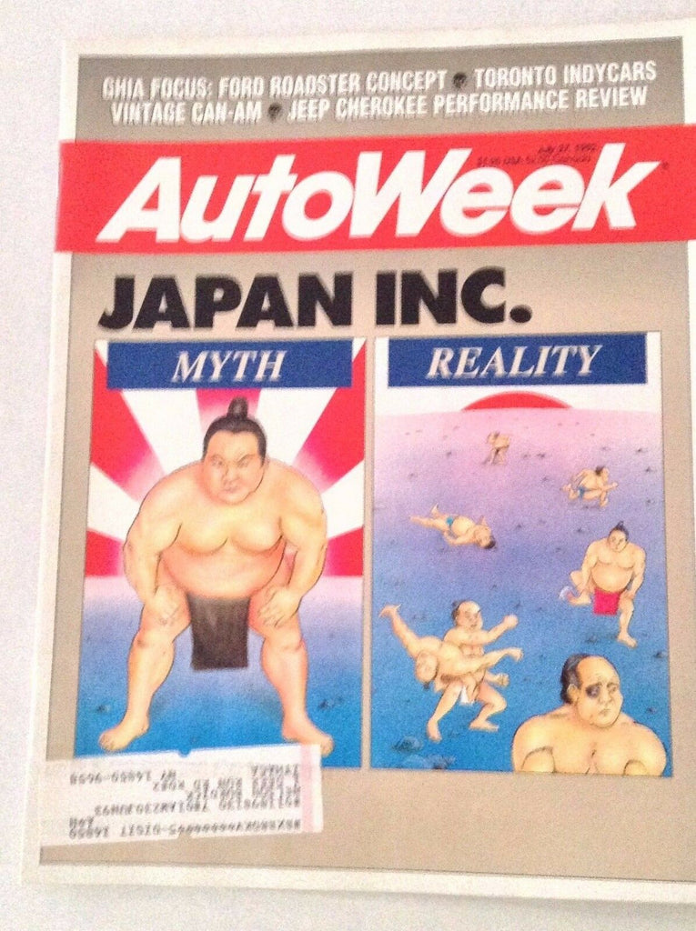 Autoweek Magazine Japan Inc And Ghia Focus July 27, 1992 011617rh