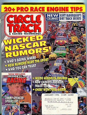 Circle Track & Racing Technology Magazine January 1996 NASCAR VGEX 052016jhe