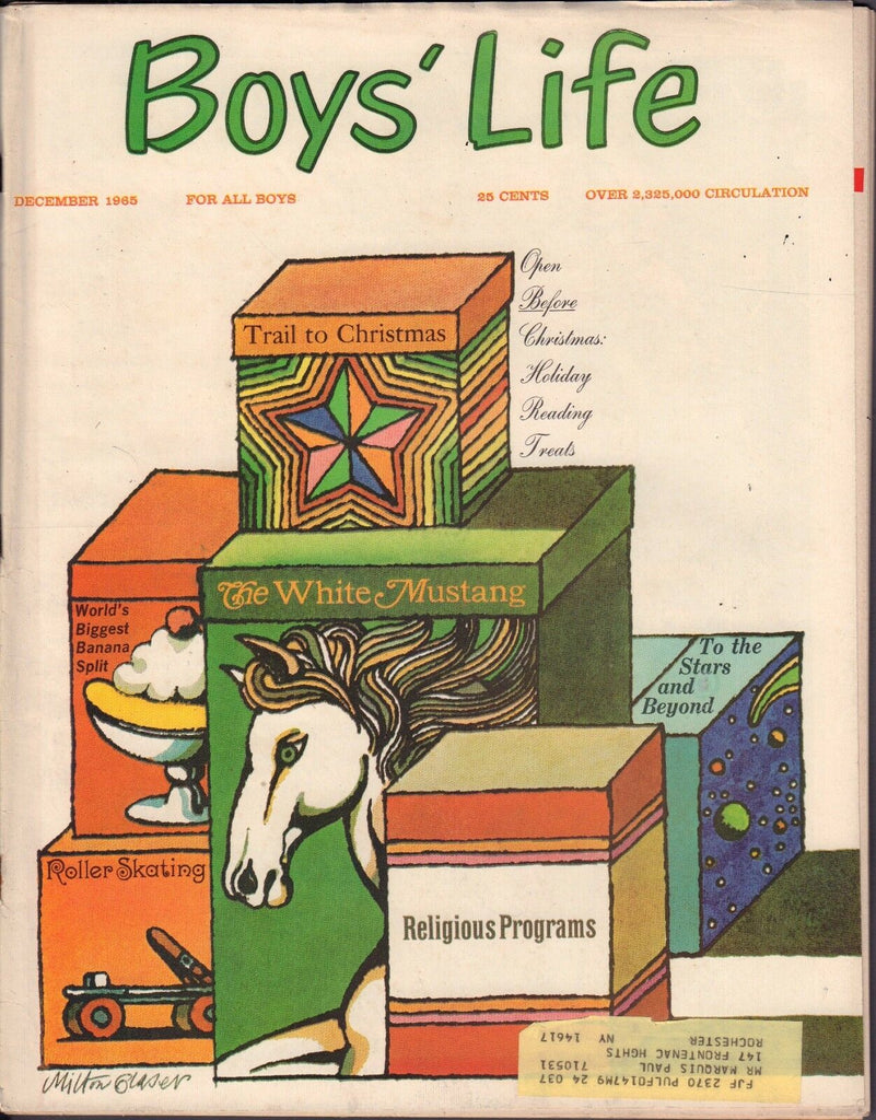 Boy's Life December 1965 Chistmas w/ML 011617DBE