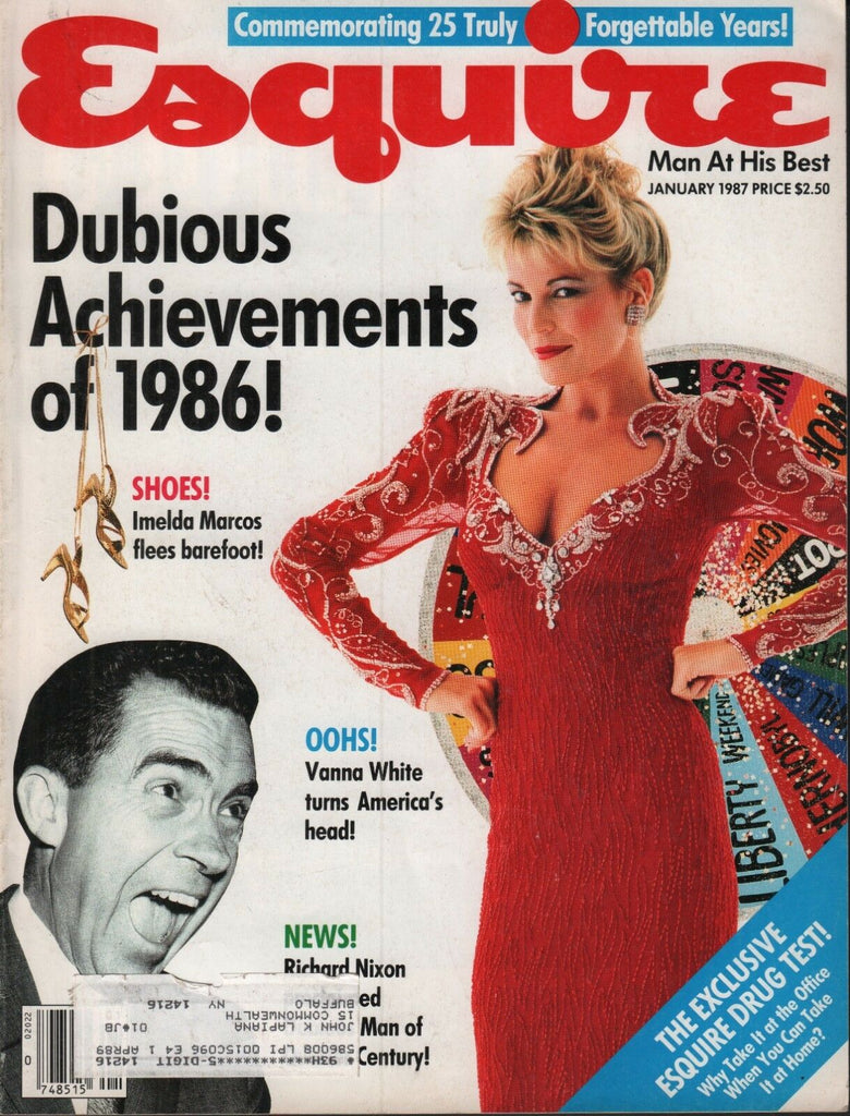 Esquire January 1987 Vanna White Richard Nixon Imelda Marcos 020419AME