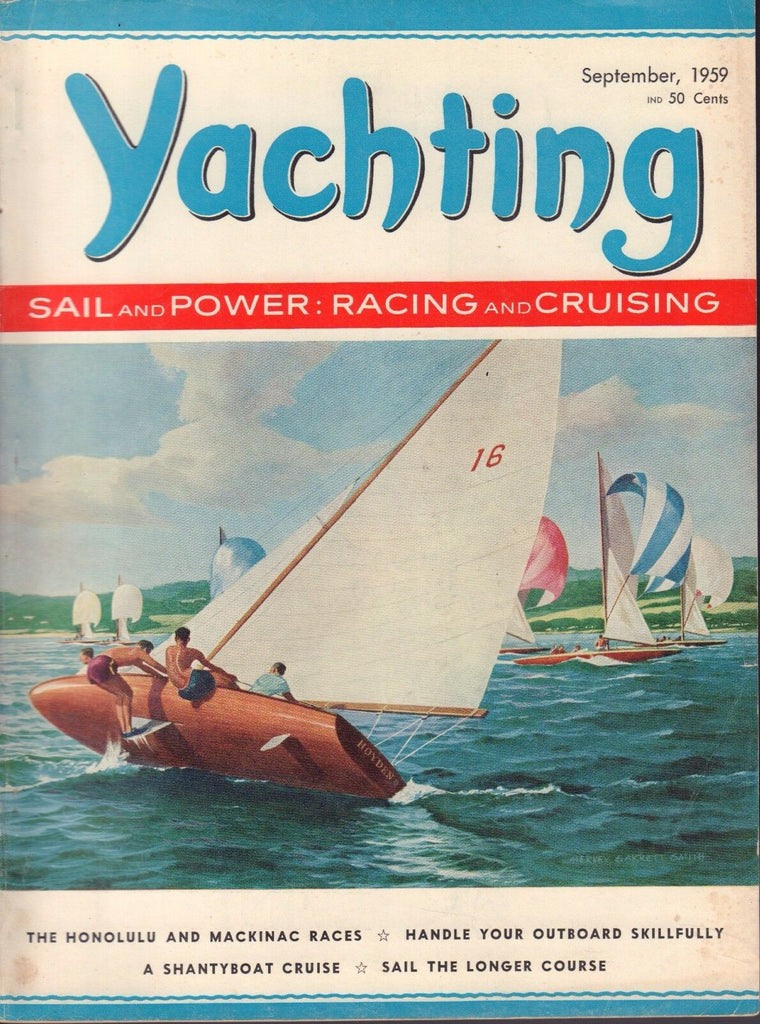 Yachting September 1959 Sail & Power Handle Your Outboard 041717nonDBE