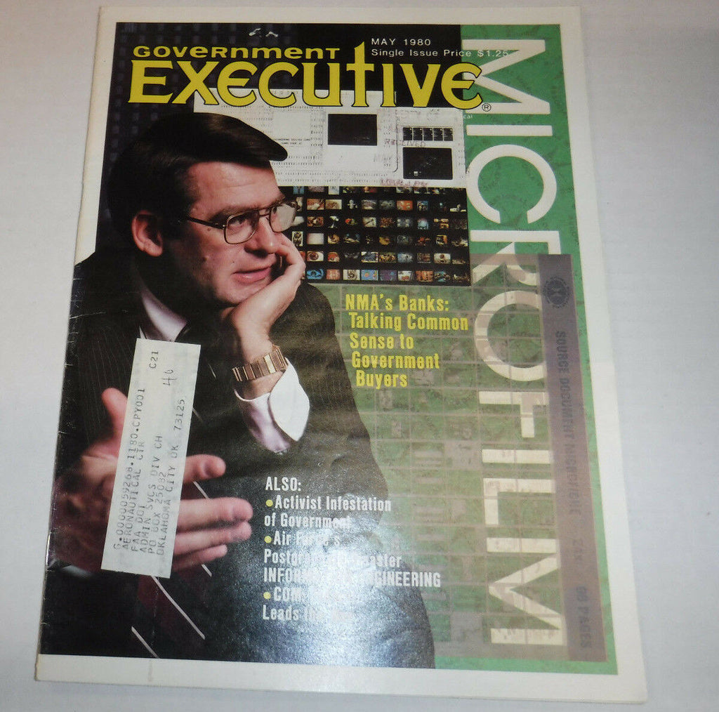Government Executive Magazine NMA's Banks May 1980 FAL FAA 102016R