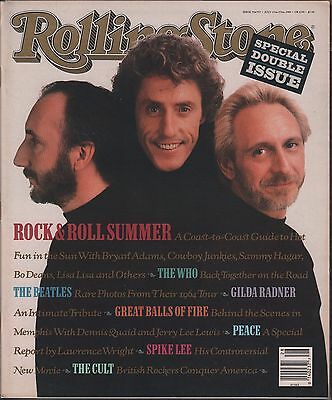 Rolling Stone July 13-27 1989 Special Double Issue Rock&Roll Summer EX 121815DBE