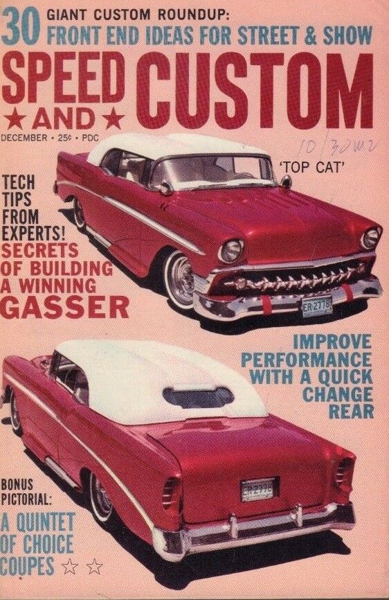 Speed and Custom December 1962 Mike Arnone Robert Hegge 122218DBE