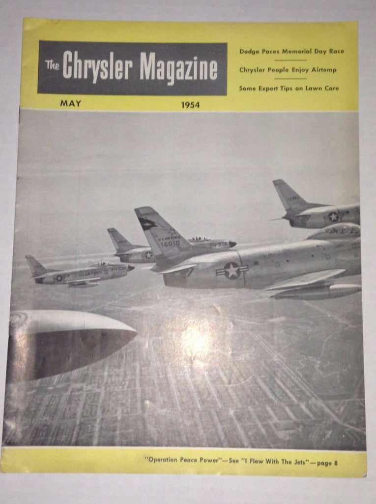 The Chrysler Magazine Dodge Paces Memorial Day Race May 1954 010217RH
