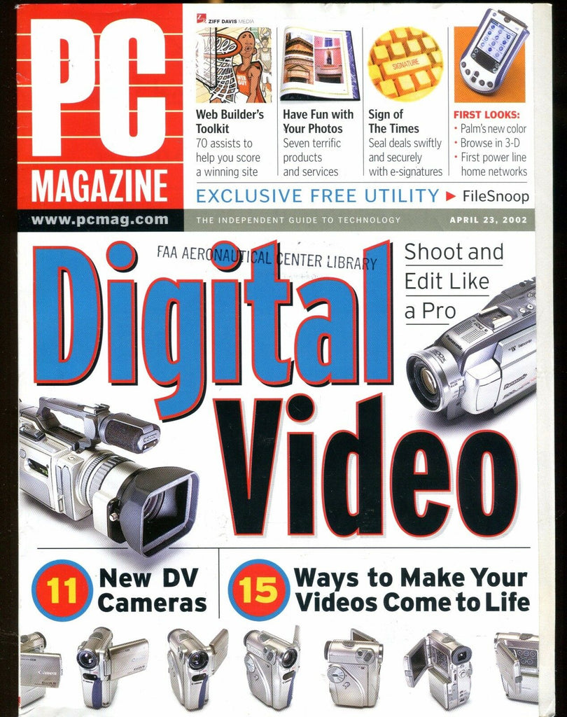 PC Magazine April 23 2002 Digital Video FAA EX No ML 022417nonjhe
