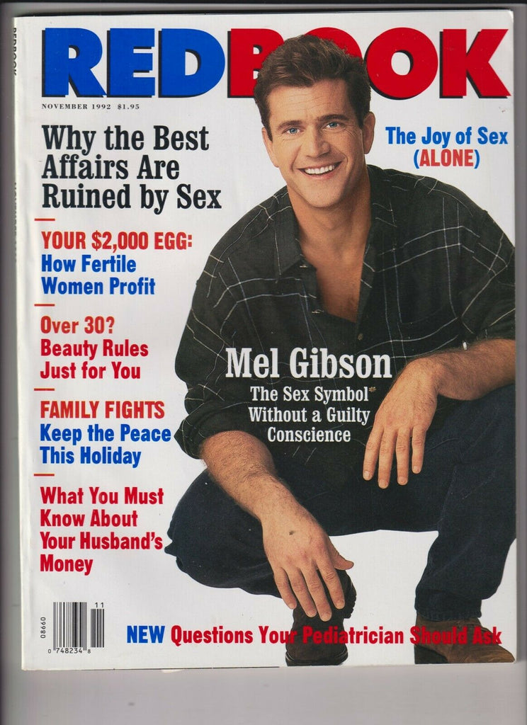 Redbook Mag Mel Gibson Family Fights November 1992 111919nonr