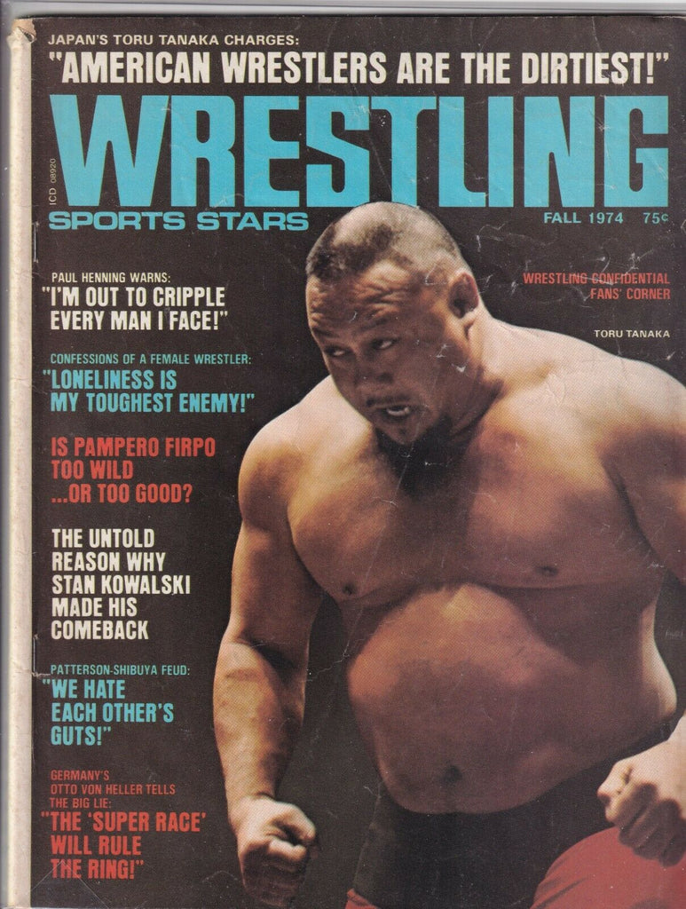 Wrestling Sports Stars Paul Henning Stan Kowalski Fall 1974 061419nonr