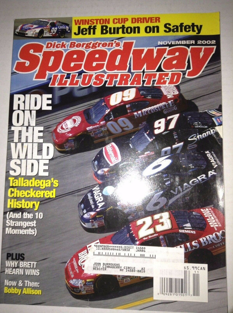 Speedway Illustrated Magazine Talladega's History November 2002 041317nonrh
