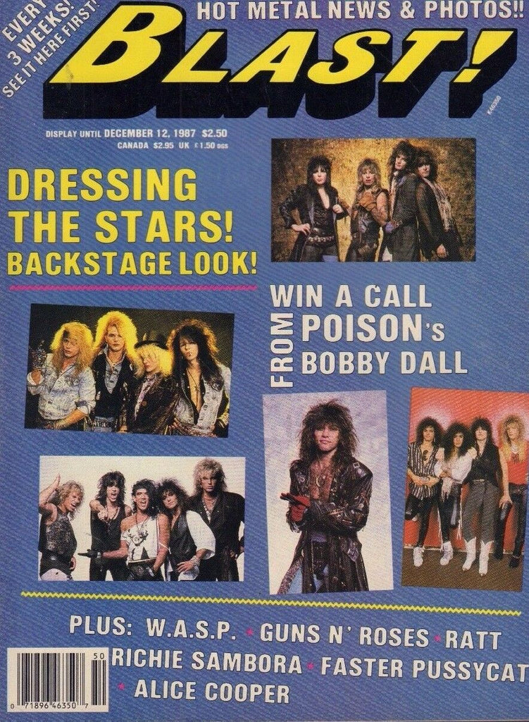 Blast! December 12 1987 Poison, W.A.S.P. 040317nonDBE