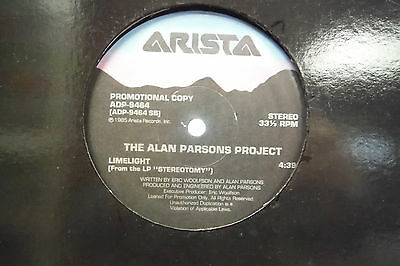 the Alan Parsons Project Limelight (1985) PROMO 33RPM 021716 TLJ