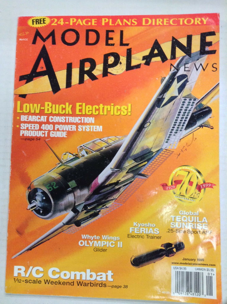 Model Airplane News Magazine Bearcat Construction January 1999 041517nonrh